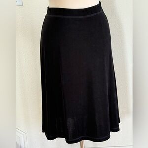Chico's Travelers Classic Black A-Line Skirt size 16 (Chico’s size 3)